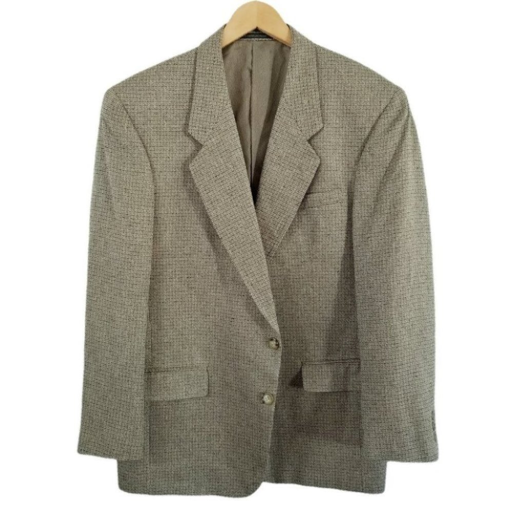 Pierre Balmain Paris 100% Silk Blazer Men's 44R